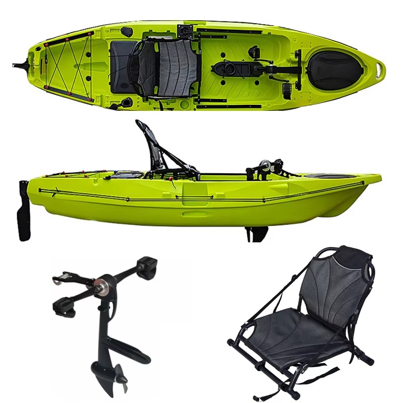 Пластиковый рыболовный каяк OE – обзор и цена Fishing Kayak Pedal Drive
